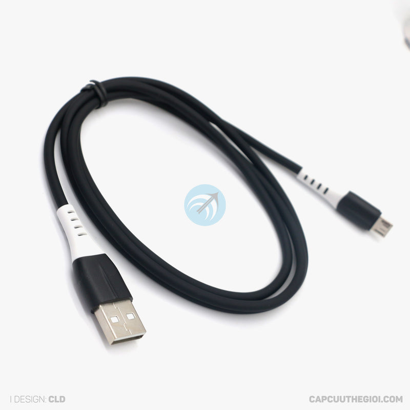 Cáp sạc silicon usb A to micro 2.4A 1 mét HOCO X82 bh01t