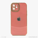 Ốp lưng IPHONE 12 6.1 silicon màu viền si có táo