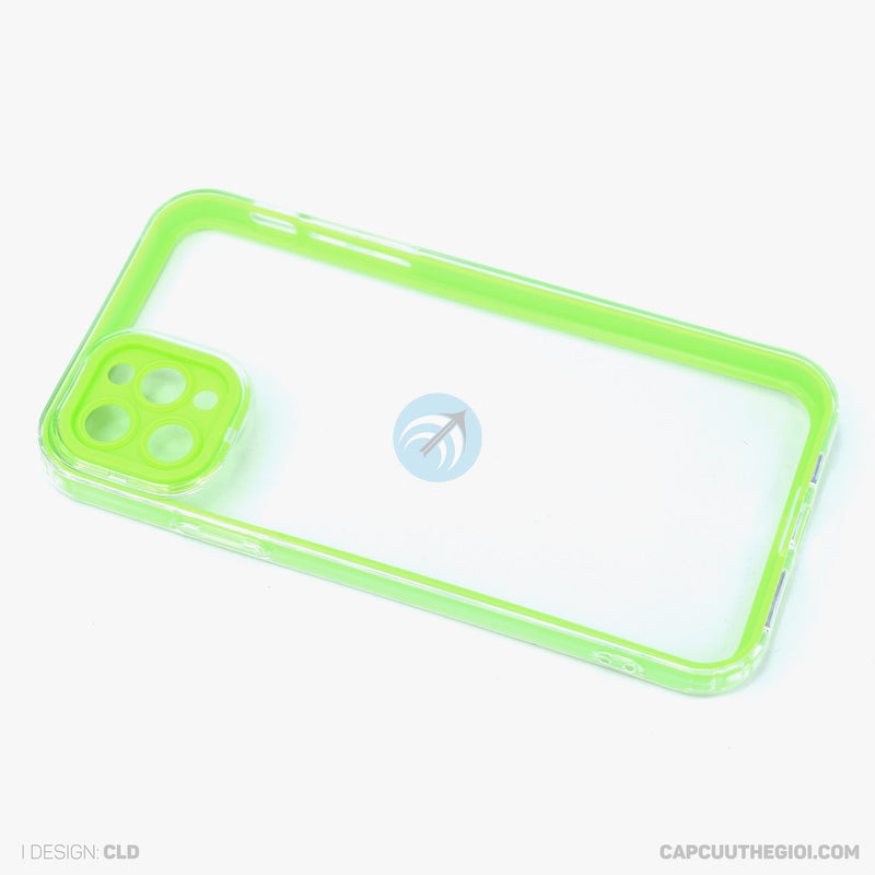Ốp lưng IPHONE 11 PRO MAX trong tách viền màu