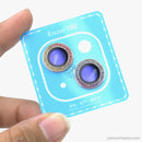 Dán bảo vệ CAMERA 7 màu gắn đá IPHONE 13/13 MINI KUZOOM DIAMOND 3 mắt