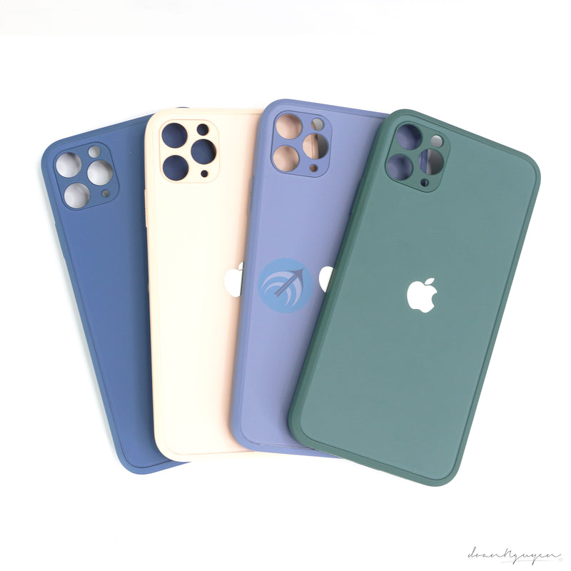 ỐP LƯNG IPHONE 11 PRO MAX (REALSKY KÍNH NHÁM VIỀN VUÔNG)