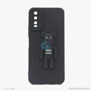 Ốp lưng VIVO Y20 hình gấu nổi có giá đỡ silicon màu