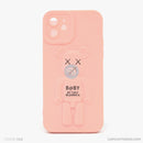 Ốp lưng IPHONE 12 6.1 gấu nổi đứng BABY silicon màu