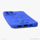 ỐP lưng IPHONE 12 PRO MAX hình nổi gấu đứng màu xanh