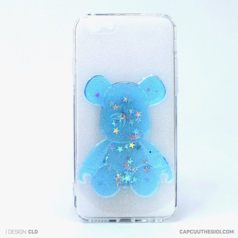 Ốp lưng IPHONE 6G/6S trong hình gấu kim tuyến