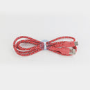 CÁP SẠC ĐIỆN THOẠI HOCO USB A TO TYPE C -CÁP ĐÈN - ĐỎ 1M (X14 PRO) BH03T