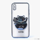 Ốp lưng IPHONE XS MAX hình mèo thần tài nổi viền màu