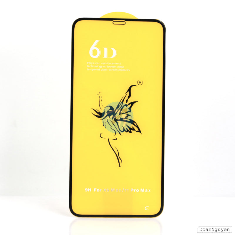 Cường lực IPHONE XS MAX/ 11 PRO MAX ĐEN FULL (Thiên thần)