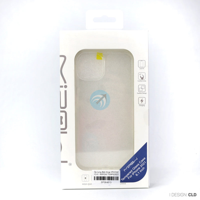 Ốp lưng điện thoại IPHONE 13 6.1 MIPOW TEMPERED GLASS (PS21S)
