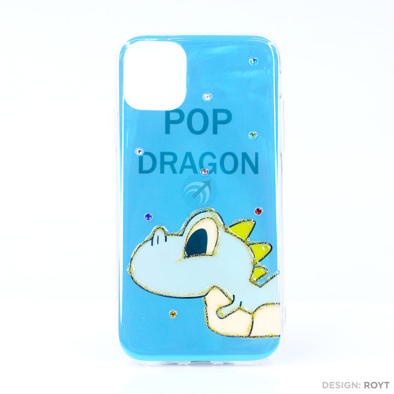 Ốp lưng IPHONE 11 hình viền dẻo gắn đá