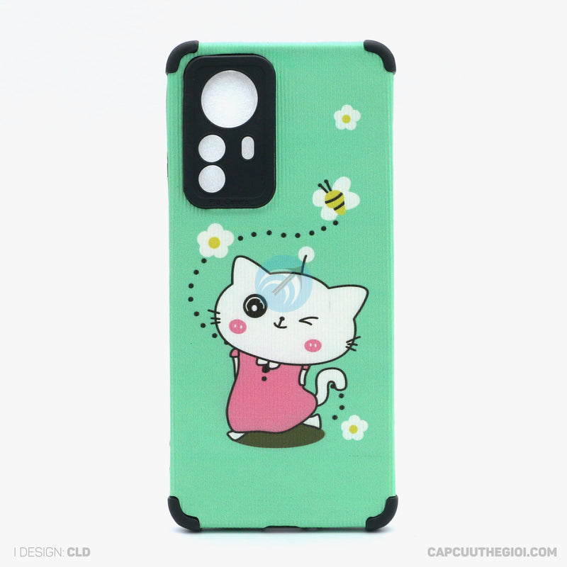 ỐP LƯNG XIAOMI MI 12 PRO IMD HÌNH CHỐNG SỐC VẢI SỌC