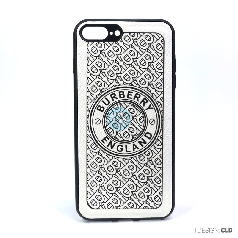 ỐP LƯNG IPHONE 7+/ 8+ ( DA VIỀN TRẮNG THƯƠNG HIỆU)