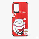 Ốp lưng OPPO A16 dẻo hình mèo thần tài