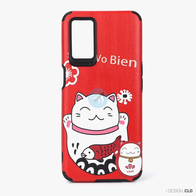 Ốp lưng OPPO A16 dẻo hình mèo thần tài