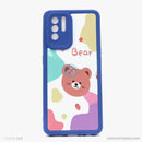 Ốp lưng RENO 6Z 5G tpu vuông màu in hình cute bảo về camera