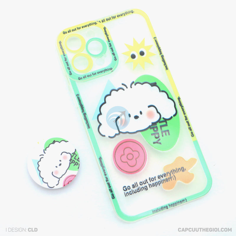 ỐP LƯNG IPHONE 12 PRO MAX TRONG IN HÌNH KÈM POD