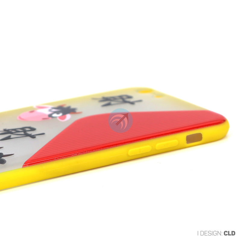 ỐP LƯNG ĐIỆN THOẠI IPHONE 6+ NHÁM HÌNH VIỀN MÀU