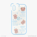 Ốp lưng IPHONE XS MAX lưng trong in hình cute có tai mèo