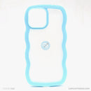 Ốp lưng IPHONE 13 PRO MAX lưng trong viền màu gợn sóng