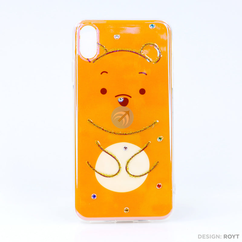 Ốp lưng IPHONE XS MAX hình viền dẻo gắn đá