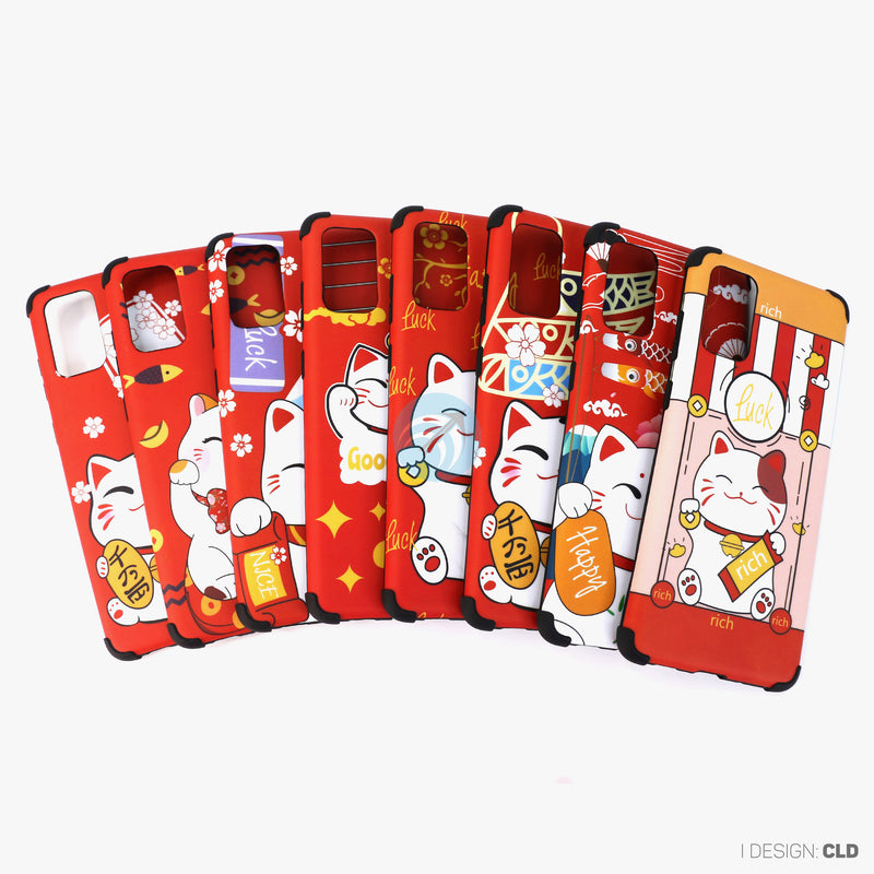 Ốp lưng SAMSUNG S20+ hình mèo thần tài nhựa cứng