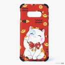 Ốp lưng SAMSUNG A91 hình mèo thần tài nhựa cứng