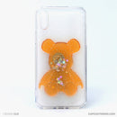 Ốp lưng IPHONE X/XS trong hình gấu kim tuyến