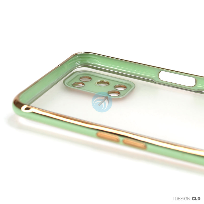 ỐP LƯNG ĐT OPPO A52 (TRONG SI VIỀN MÀU)