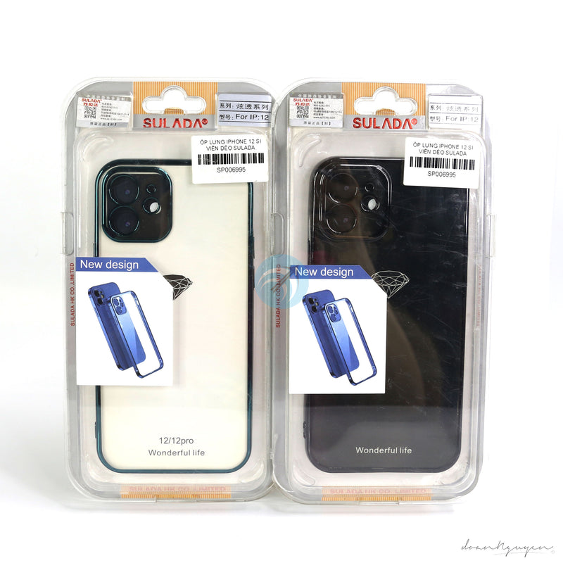 ỐP LƯNG IPHONE 12 SI VIỀN DẺO SULADA