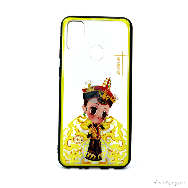 ỐP LƯNG ĐIỆN THOẠI SAMSUNG M30S NHÁM HÌNH VIỀN MÀU