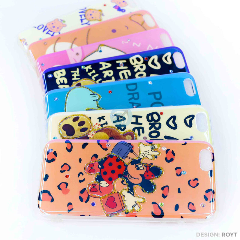 Ốp lưng IPHONE 6G/6S hình viền dẻo gắn đá