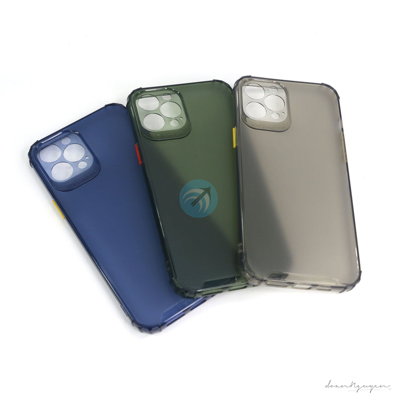 ỐP LƯNG IPHONE 12 PRO MAX ( CHỐNG SỐC - NÚT 2 MÀU)