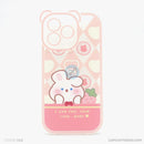 Ốp lưng IPHONE 13 PRO lưng trong in hình cute có tai mèo