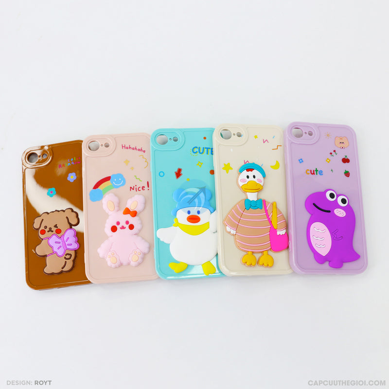 Ốp lưng IPHONE 7G/8G hình nổi xin xắn