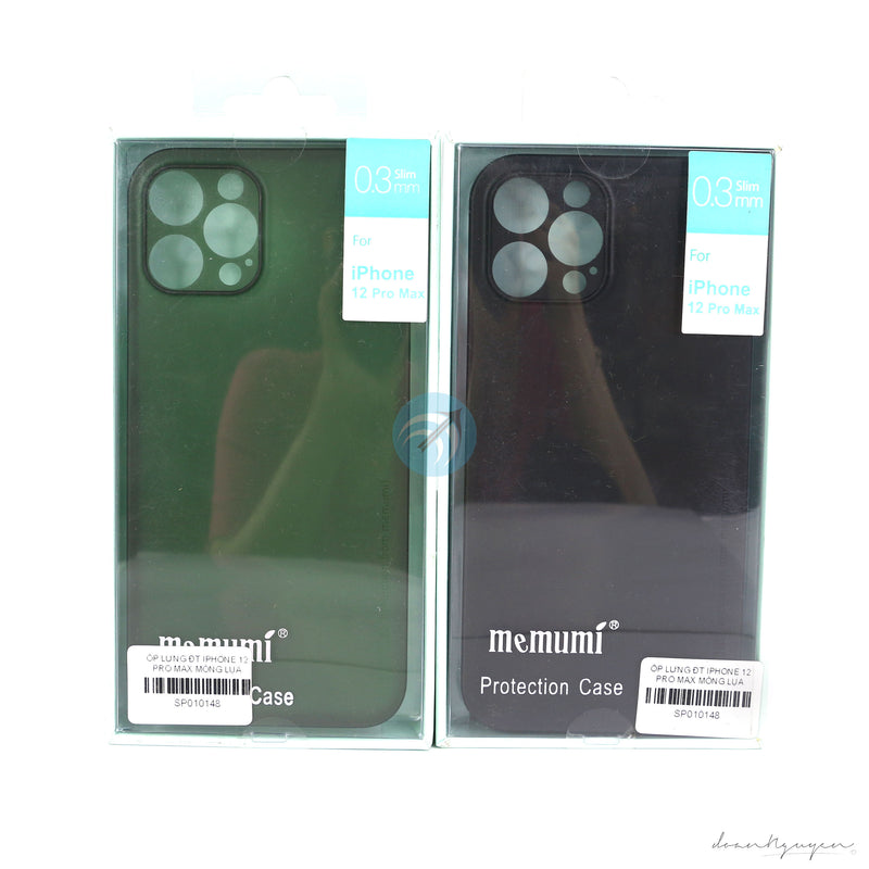 ỐP LƯNG ĐT IPHONE 12 PRO MAX MỎNG LỤA MEMUMI