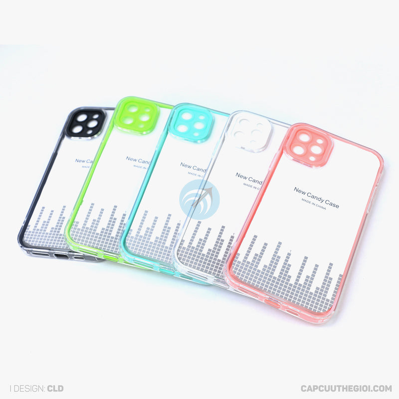 Ốp lưng IPHONE 11 PRO MAX trong tách viền màu