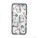 ỐP LƯNG ĐIỆN THOẠI SAMSUNG A20S NHÁM HÌNH VIỀN MÀU