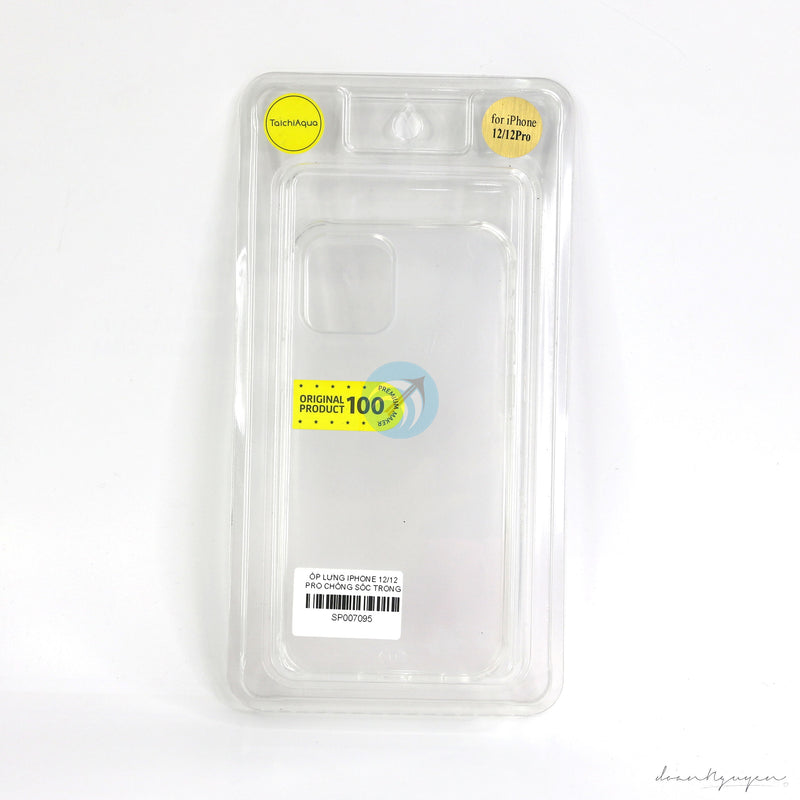 ỐP LƯNG IPHONE 12/12 PRO CHỐNG SỐC TRONG VỈ NHÁM