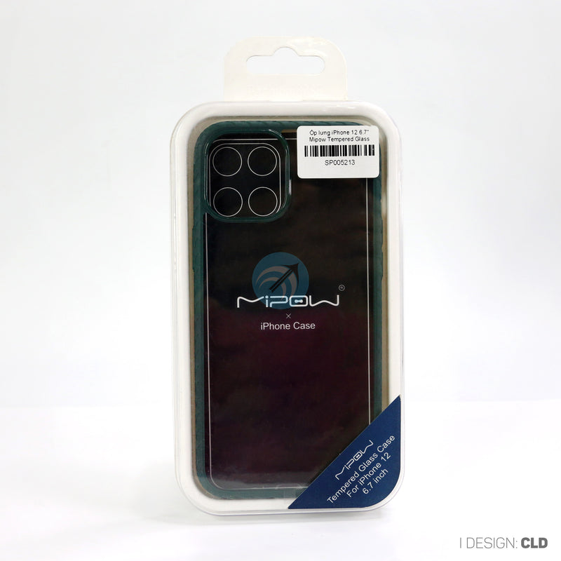Ốp lưng iPhone 12 6.7" Mipow Tempered Glass PS03