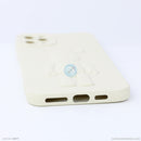 ỐP lưng IPHONE 11 PRO MAX hình nổi gấu đứng màu kem