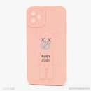 Ốp lưng IPHONE 11 6.1 gấu nổi đứng BABY silicon màu