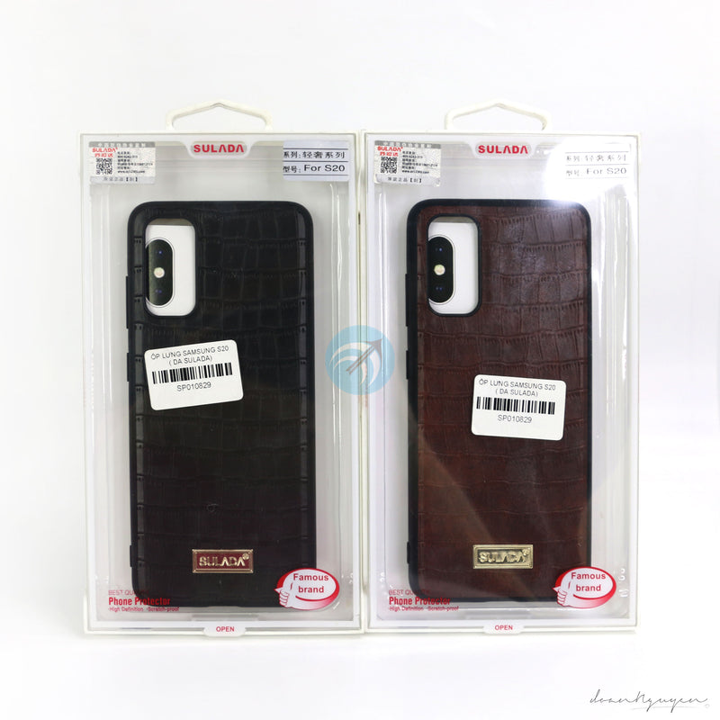 ỐP LƯNG SAMSUNG S20 ( DA SULADA)