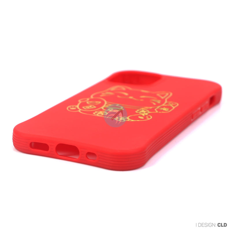 ỐP LƯNG ĐT IPHONE 12 MINI (MÈO ĐỎ TẾT)