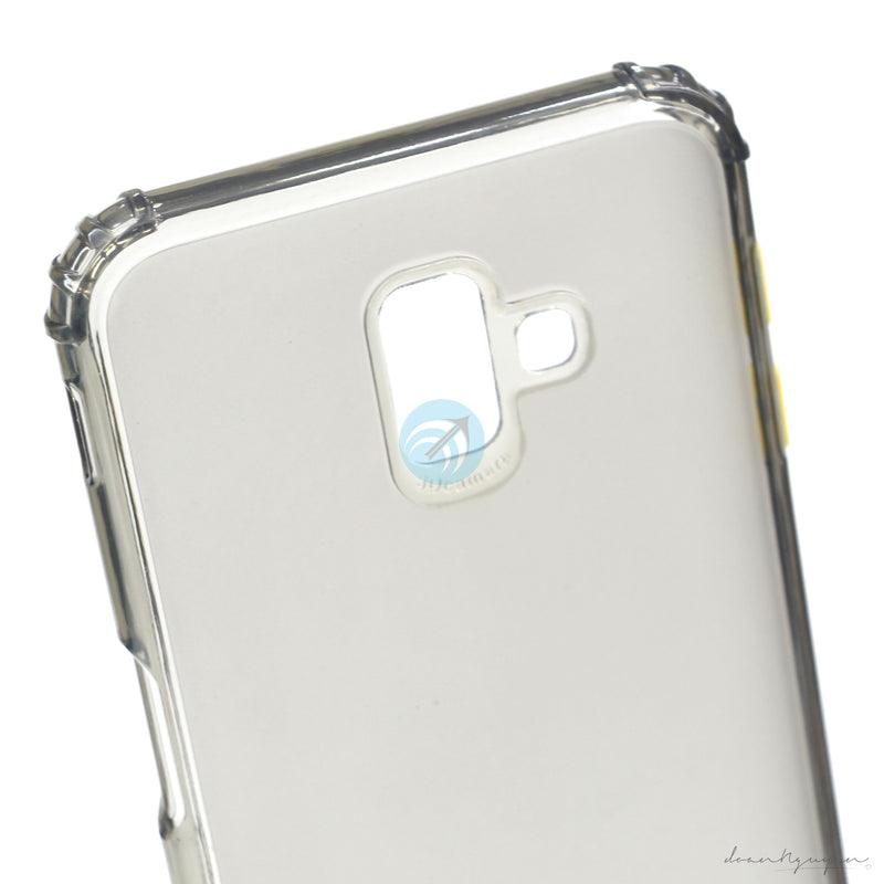 ỐP LƯNG SAMSUNG J6 PRIME ( CHỐNG SỐC - NÚT 2 MÀU)