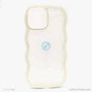 Ốp lưng IPHONE 13 PRO MAX lưng trong viền màu gợn sóng