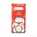 ỐP LƯNG SAMSUNG S10+ (MÈO PHỐI TẾT)