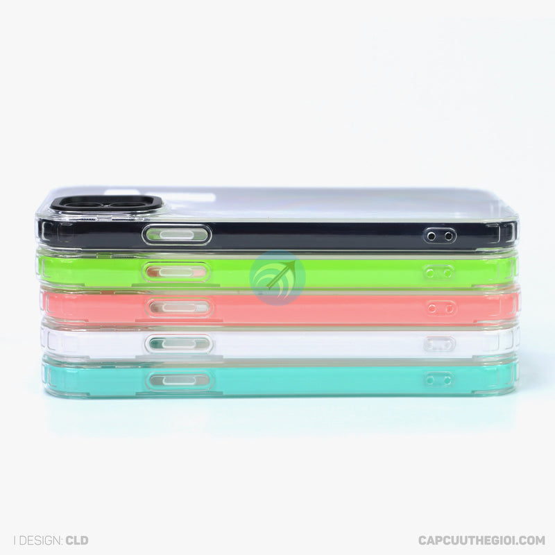 Ốp lưng IPHONE 11 6.1 trong tách viền màu