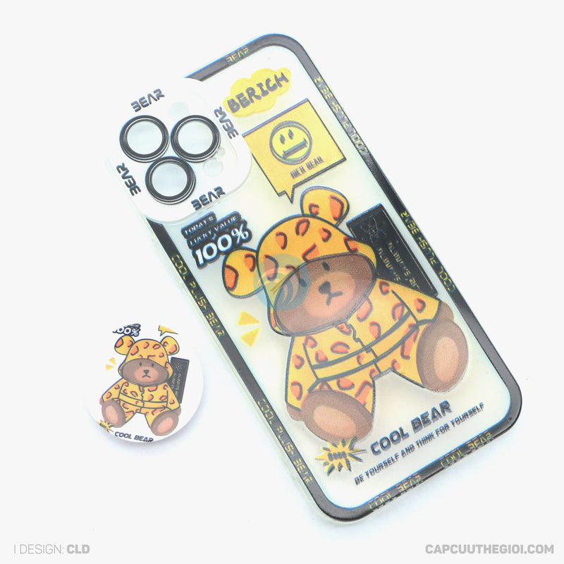 ỐP LƯNG IPHONE 12 PRO MAX TRONG IN HÌNH KÈM POD