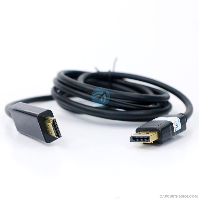 Cáp DISPLAYPORT to HDMI 1.8M KINGMASTER KM 026 bh01t