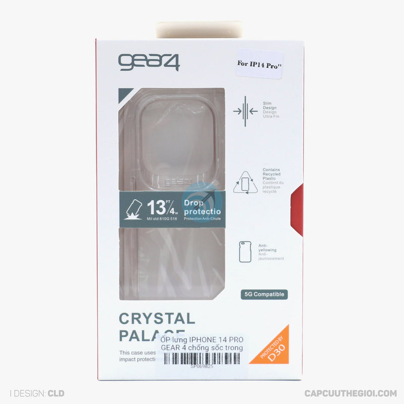 ỐP LƯNG IPHONE 14 PRO 6.1 GEAR 4 D30 CHỐNG SỐC TRONG